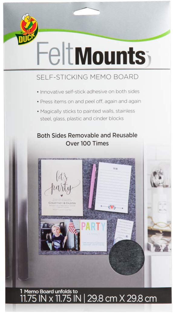 Duck Tape Felt Mounts Self Sticking Memo Board
