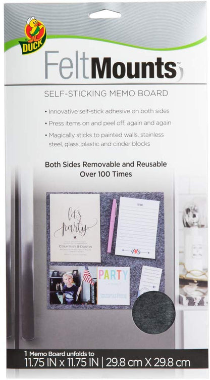 Duck Tape Felt Mounts Self Sticking Memo Board