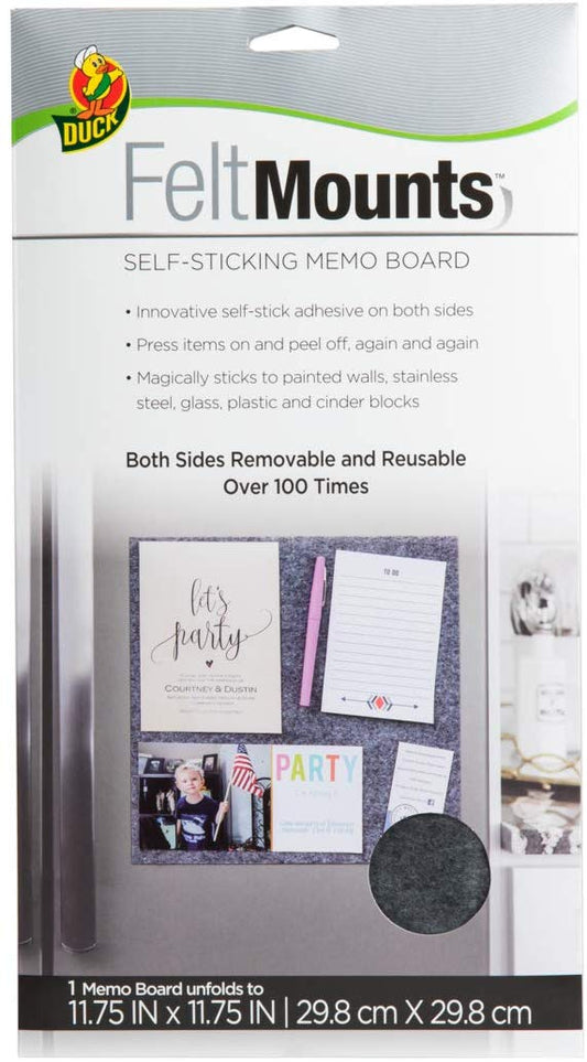 Duck Tape Felt Mounts Self Sticking Memo Board