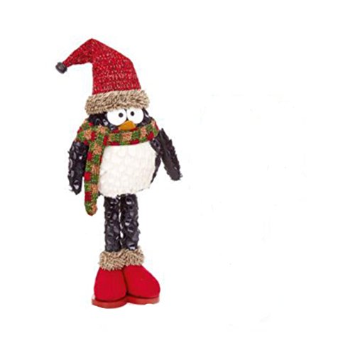 Premier Decorations 30cm Sparkle Standing Penguin With Hat