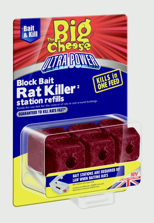 The Big Cheese Ultra Power Block Bait2 Killer Station Refills