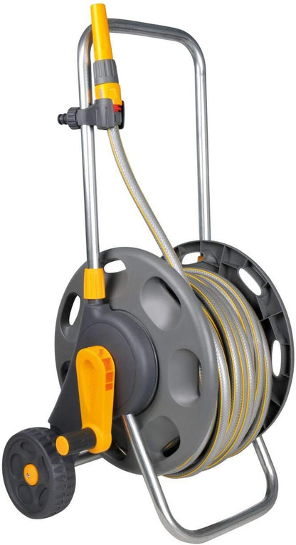 Hozelock 60m Assembled Hose Cart with 30m Hose & Fittings