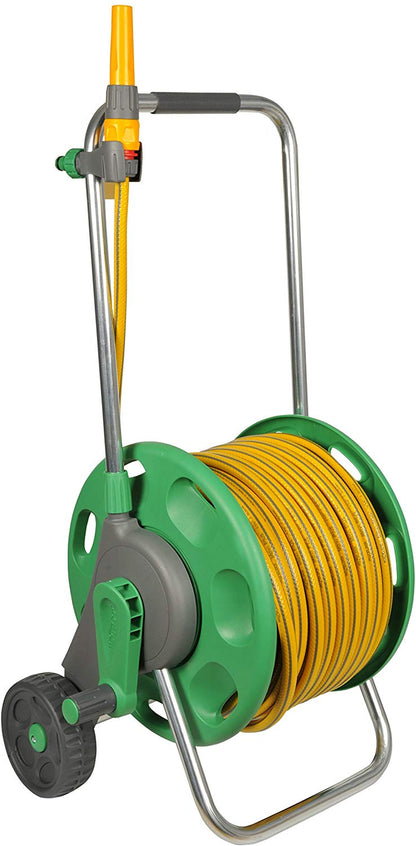 Hozelock 60m Assembled Hose Cart with 30m Hose & Fittings