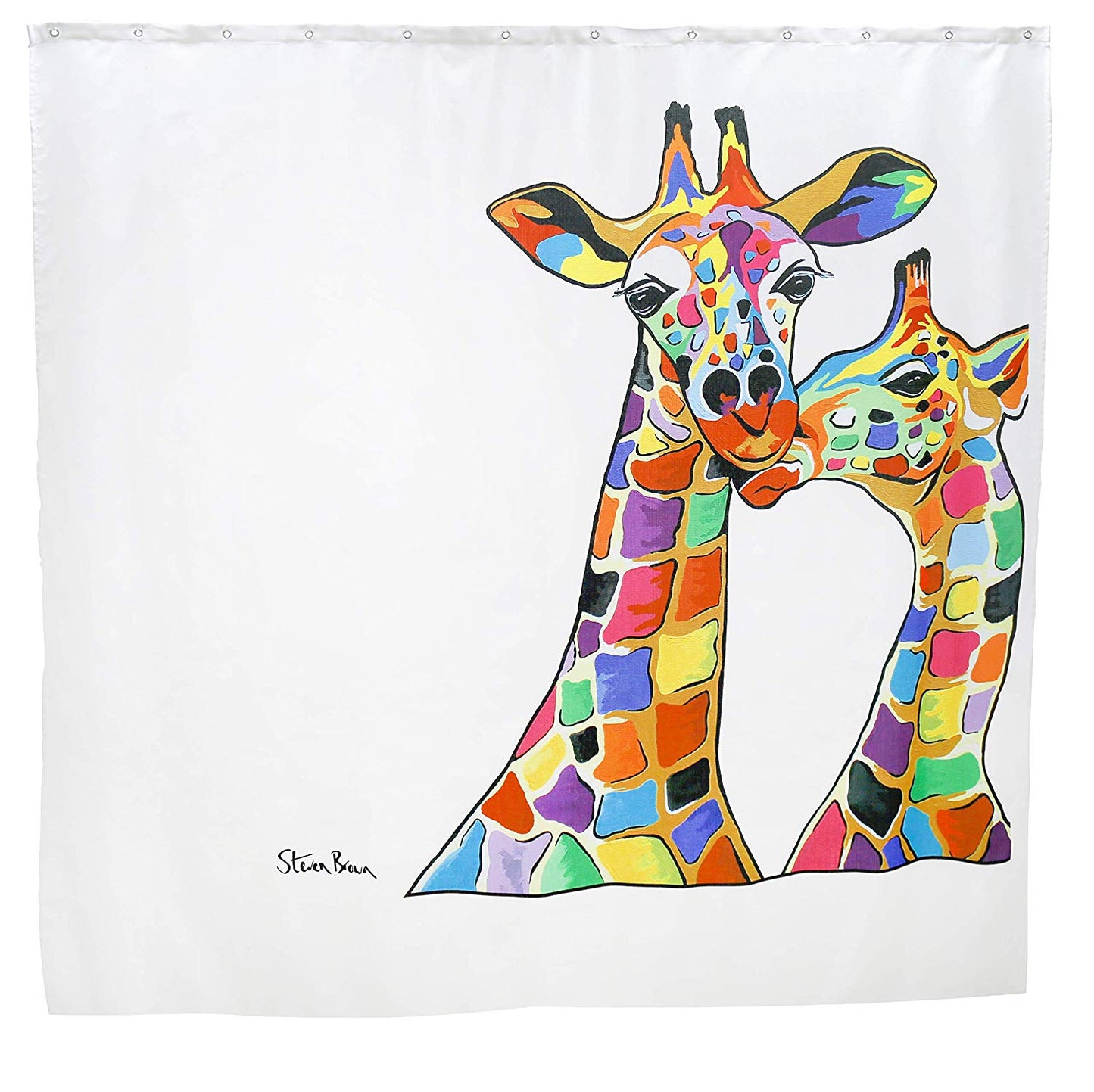 Croydex Giraffe Shower Curtain Francie & Josie