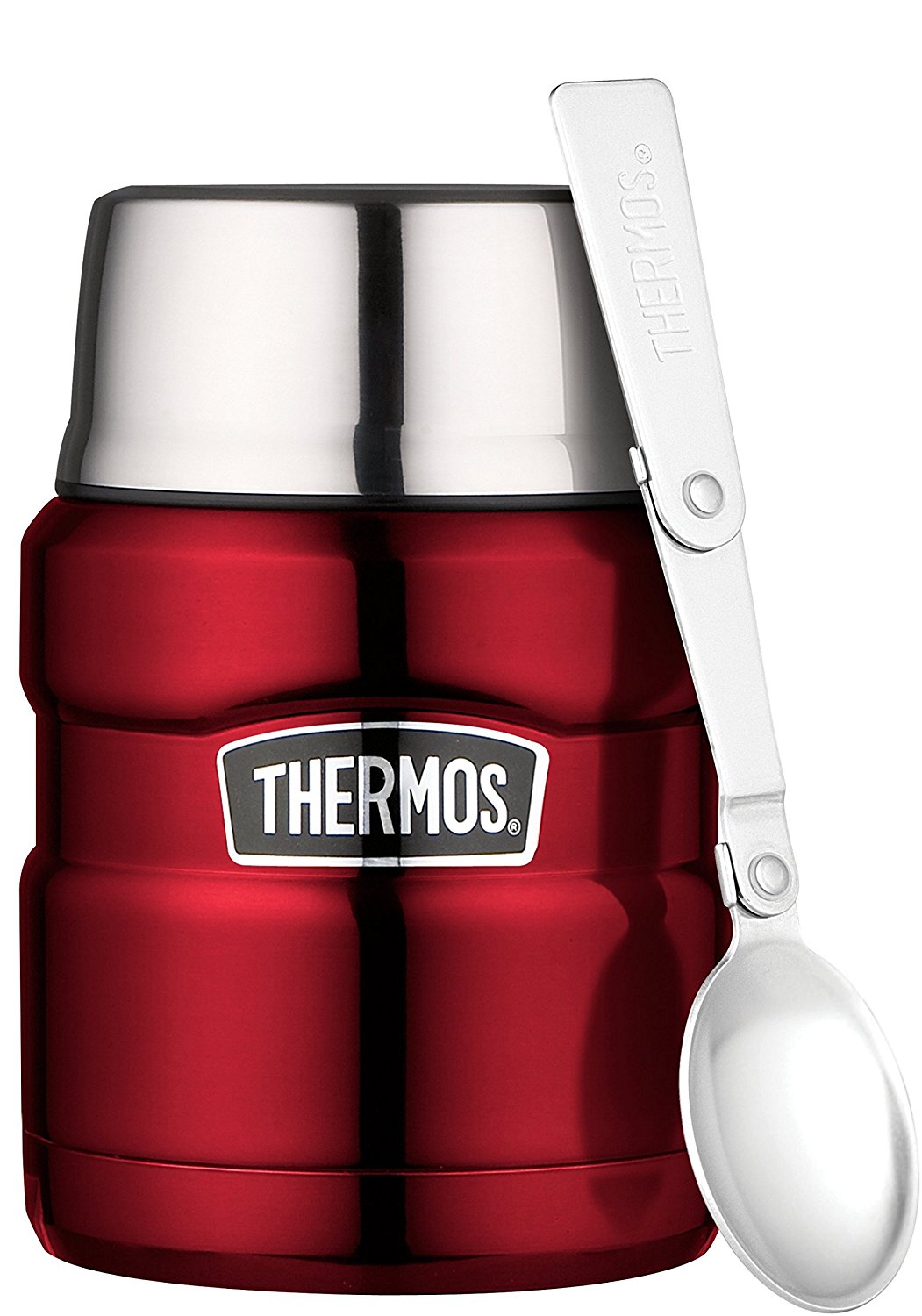 Thermos Stainless King Food Flask Red - 470ml