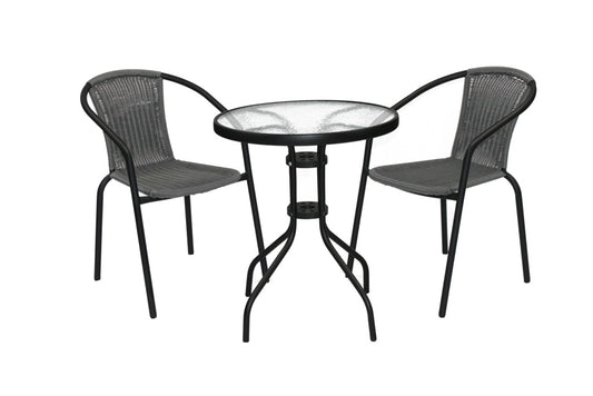 SupaGarden Bistro Table & 2 Chairs Set