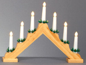 Premier Decorations 40cm Candle Bridge Battery Operated 7 LEDs