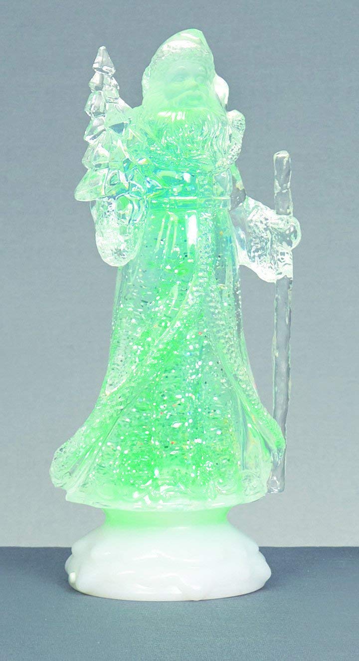 Premier Decorations 26cm Glitter Santa Water Spinner