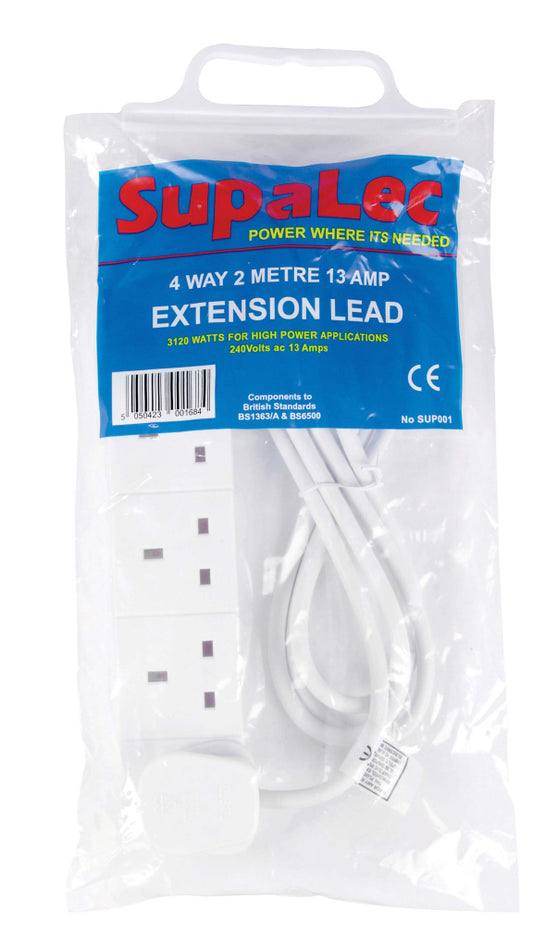 SMJ Electrical 4 Gang Extension Lead