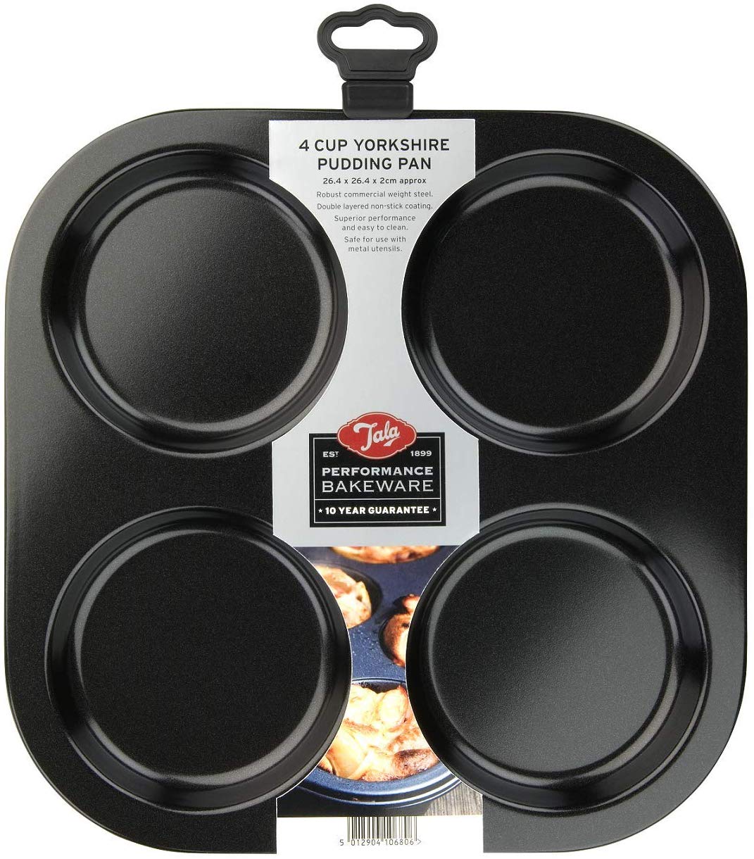 Tala Yorkshire Pudding Tin Steel Black