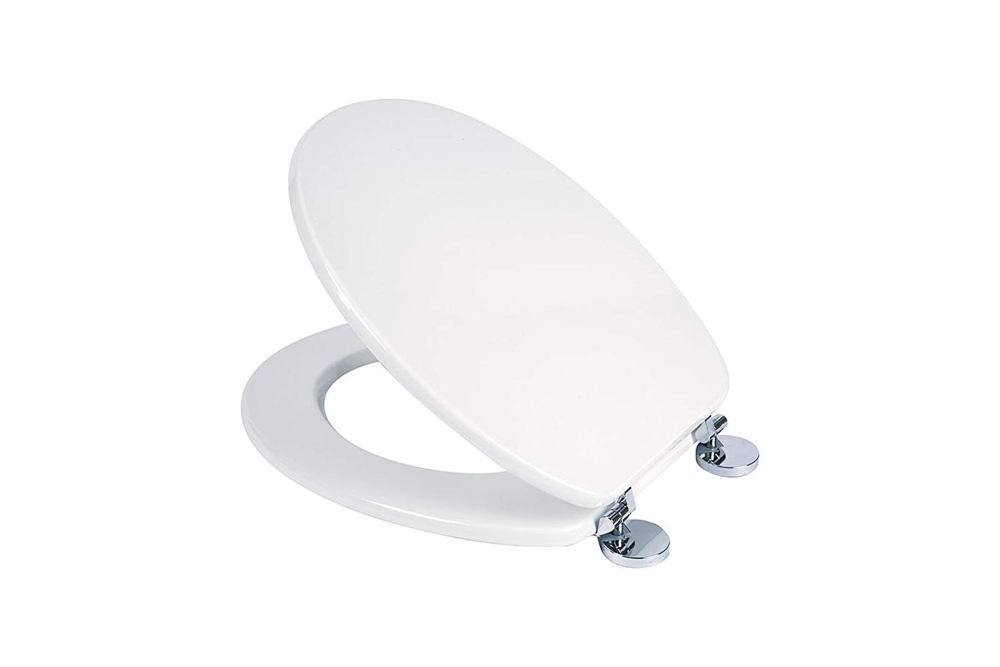 Croydex Kielder Wood Toilet Seat White