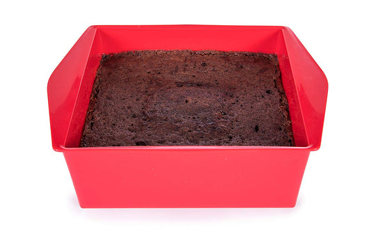 Betty Crocker Microwave Brownie Maker - Plastic - Red