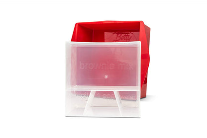 Betty Crocker Microwave Brownie Maker - Plastic - Red