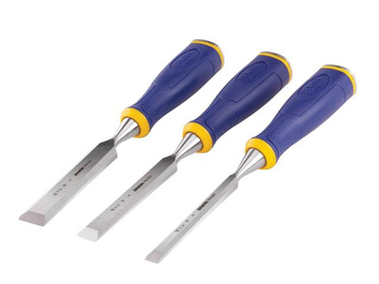 Irwin Marples Soft Touch Bevel Edge Chisel Set 3