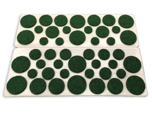 Felt Gard Felt Surface Protection Pads - Green Assorted Sizes Pack 46