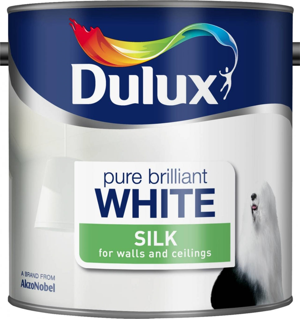 Dulux Silk Emulsion Pure Brilliant White 3 Litre