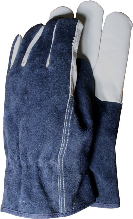 Town & Country Premium Leather & Suede Gloves Large