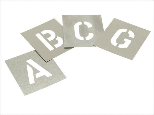 Stanley Set of Zinc - Letters 2" in Wallet
