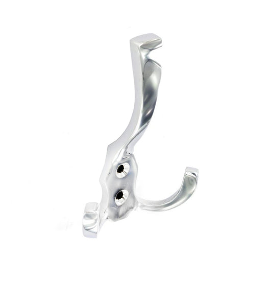 Securit Coat Hook Triple Chrome 125mm