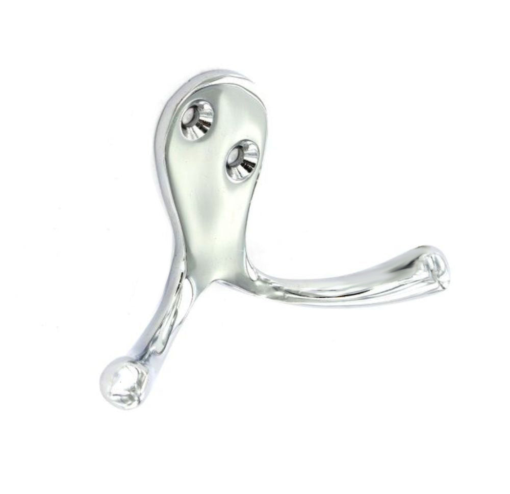Securit Robe Hook Double Chrome 75mm