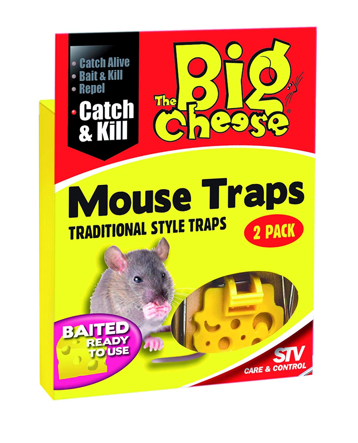 Selfset Baited Mouse Trap Twin Pack
