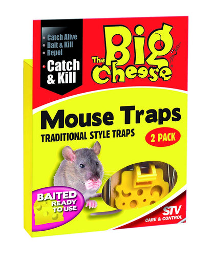 Selfset Baited Mouse Trap Twin Pack