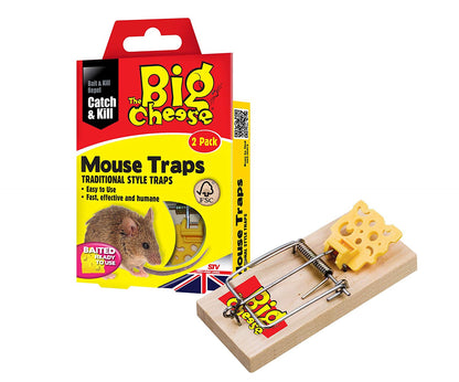 Selfset Baited Mouse Trap Twin Pack