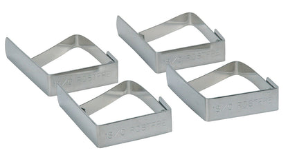 KitchenCraft Set of 4 Stainless Steel Table Cloth Clips
