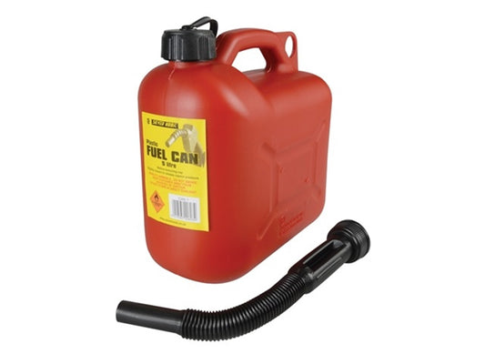 Carplan Petrol Fuel Can & Spout 5 Litre Red