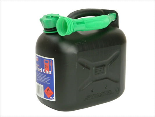 Carplan Diesel Fuel Can & Spout 5 Litre Black