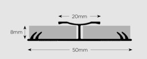 Exitex Dual Edge Carpet Trim
