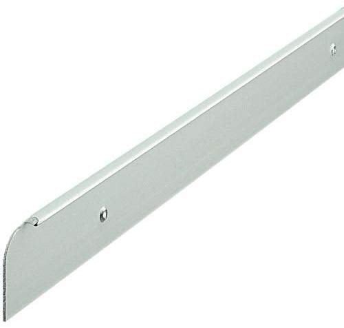 Rolabond Kitchen Worktop Trim End Cap Matt Silver 30mm x 630mm