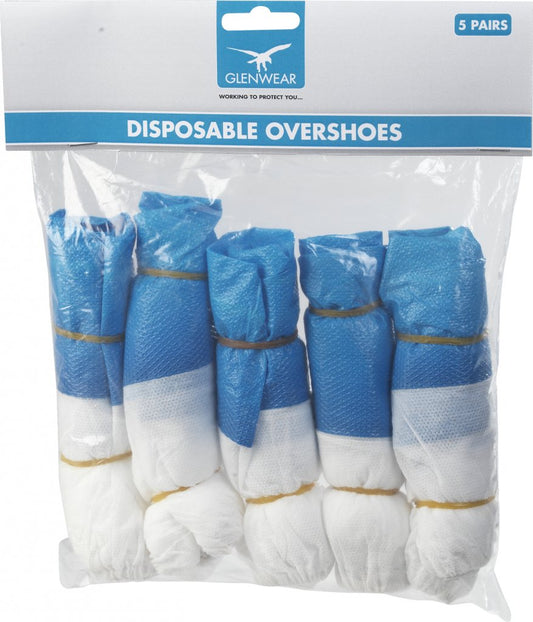 Glenwear Disposable Overshoes Pack 5 Pairs