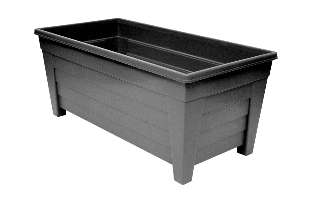 Grosvenor Trough Planter Ebony 55cm