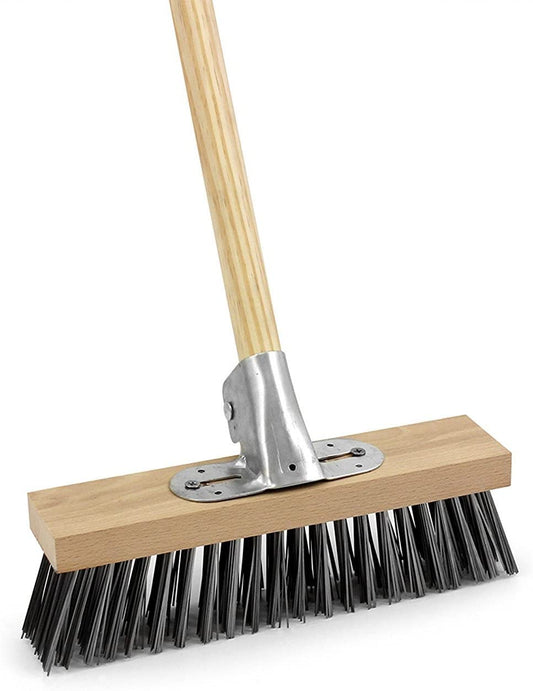 Bentley Wire Broom with Bracket and Wooden Handle