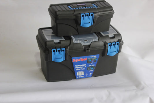 SupaTool Tool Box With Organiser Lid