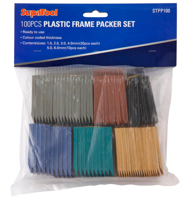 SupaDec Plastic Frame Packer Set Shims 100 Pieces
