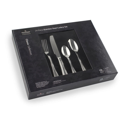 Grunwerg Classic Bead 24-Piece Cutlery Set