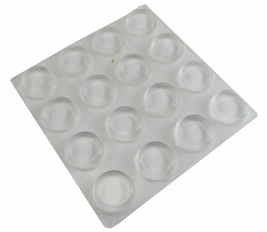 Felt Gard Surface Guard Vinyl Clear Round Pads Pack 16