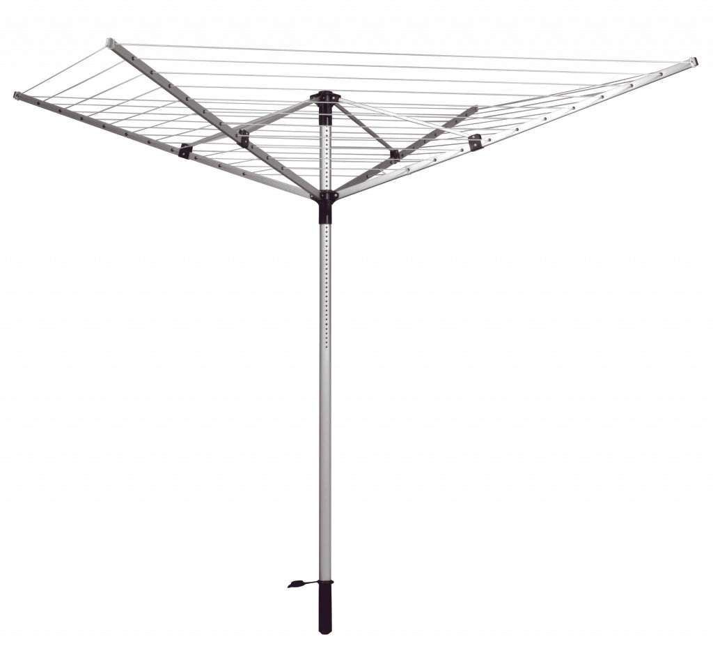 SupaHome Rotary Airer 4-Arm 50 Metre with Ground Spike & Cover
