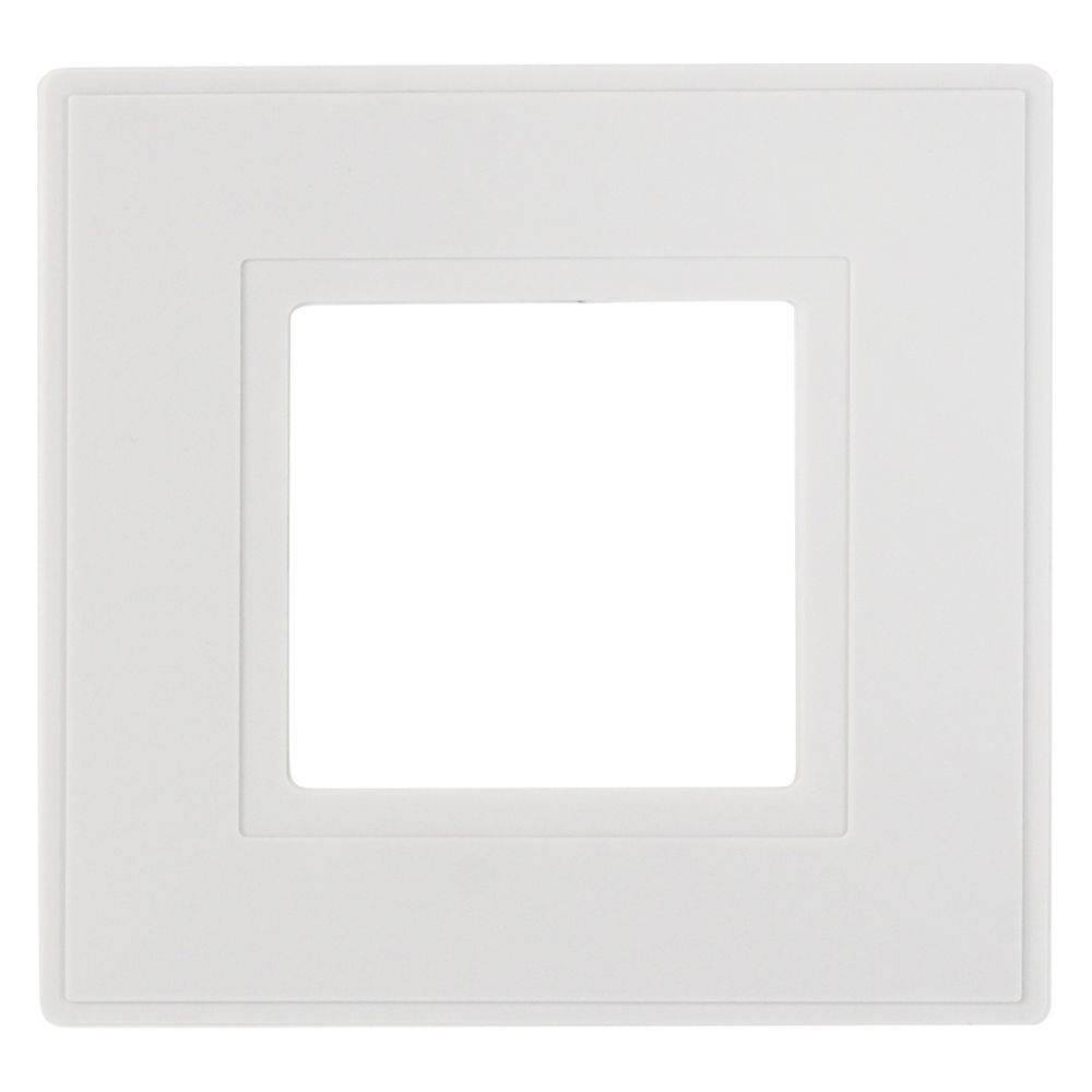 Dencon Finger Plates for Flush Wall Switches White Pack 2