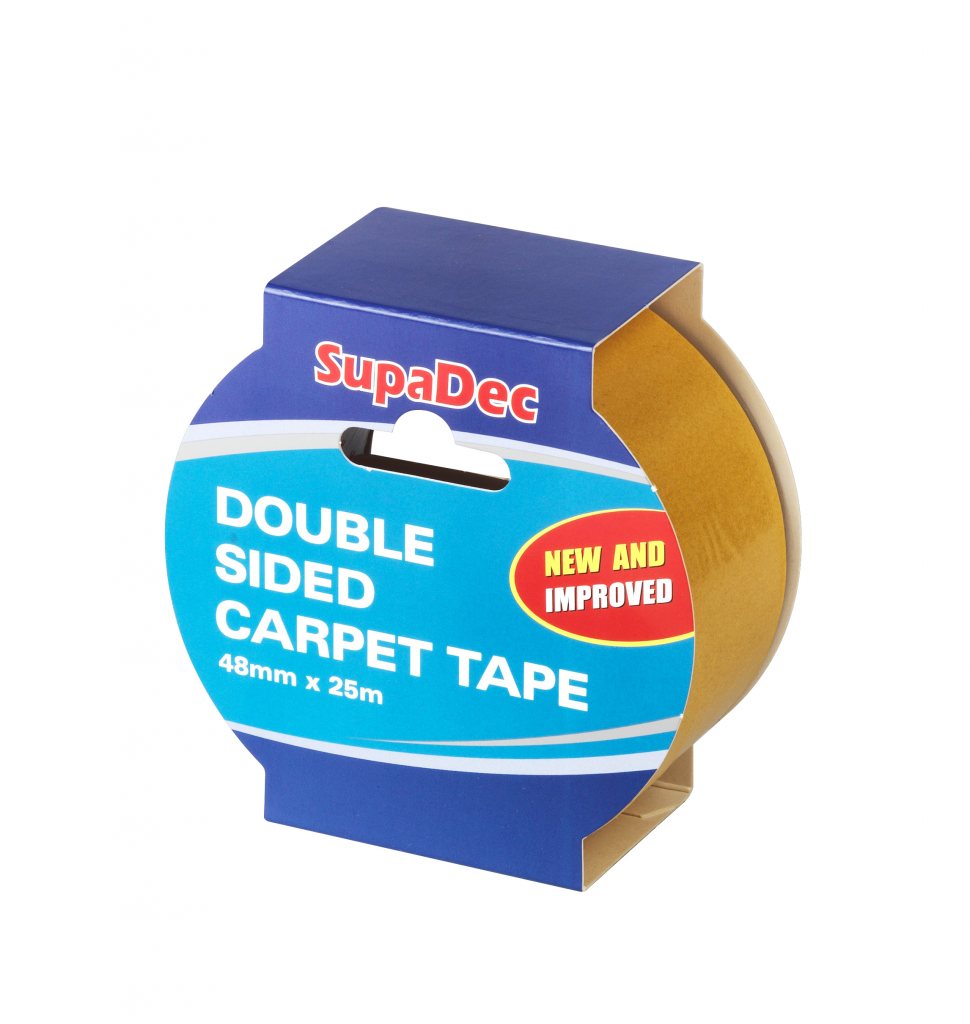 SupaDec Double Sided Carpet Tape 48mm x 25 Metre