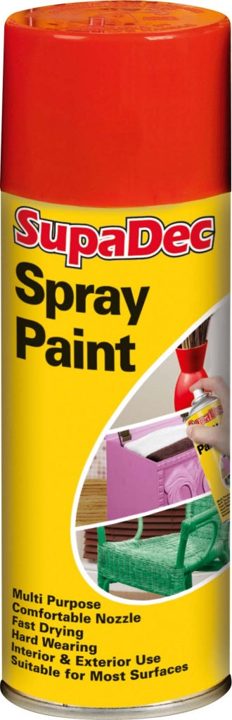 SupaDec Spray Paint Multi Purpose 400ml Red
