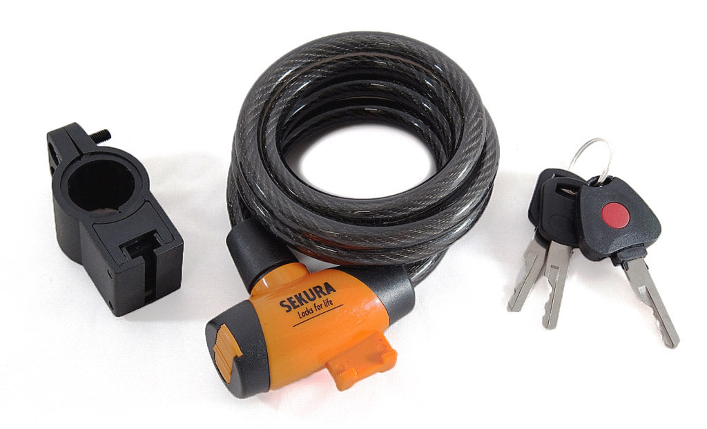Sport Direct Cable Cycle Lock 10mm x 1.85 Metre