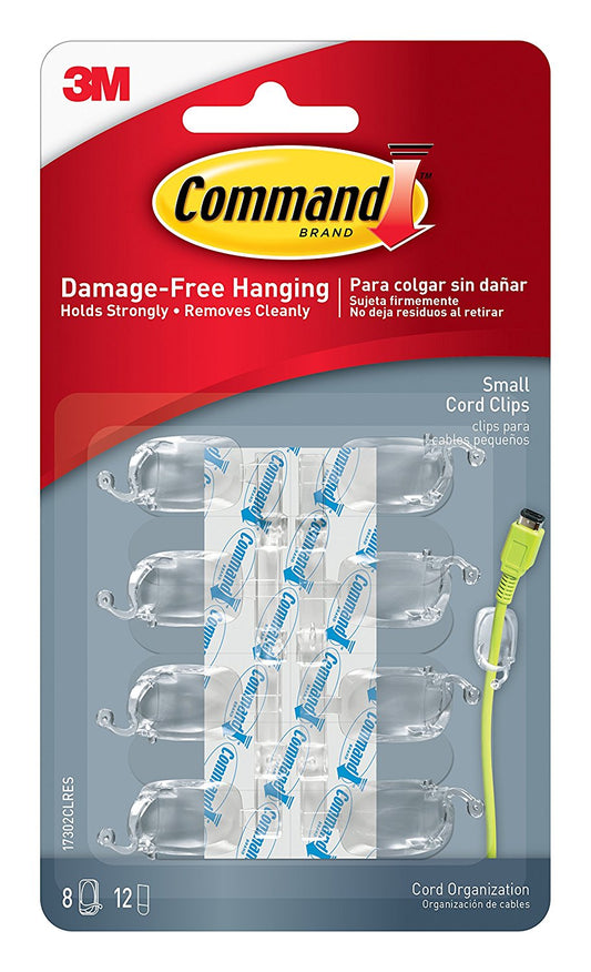 3M Command Small Cord Clips