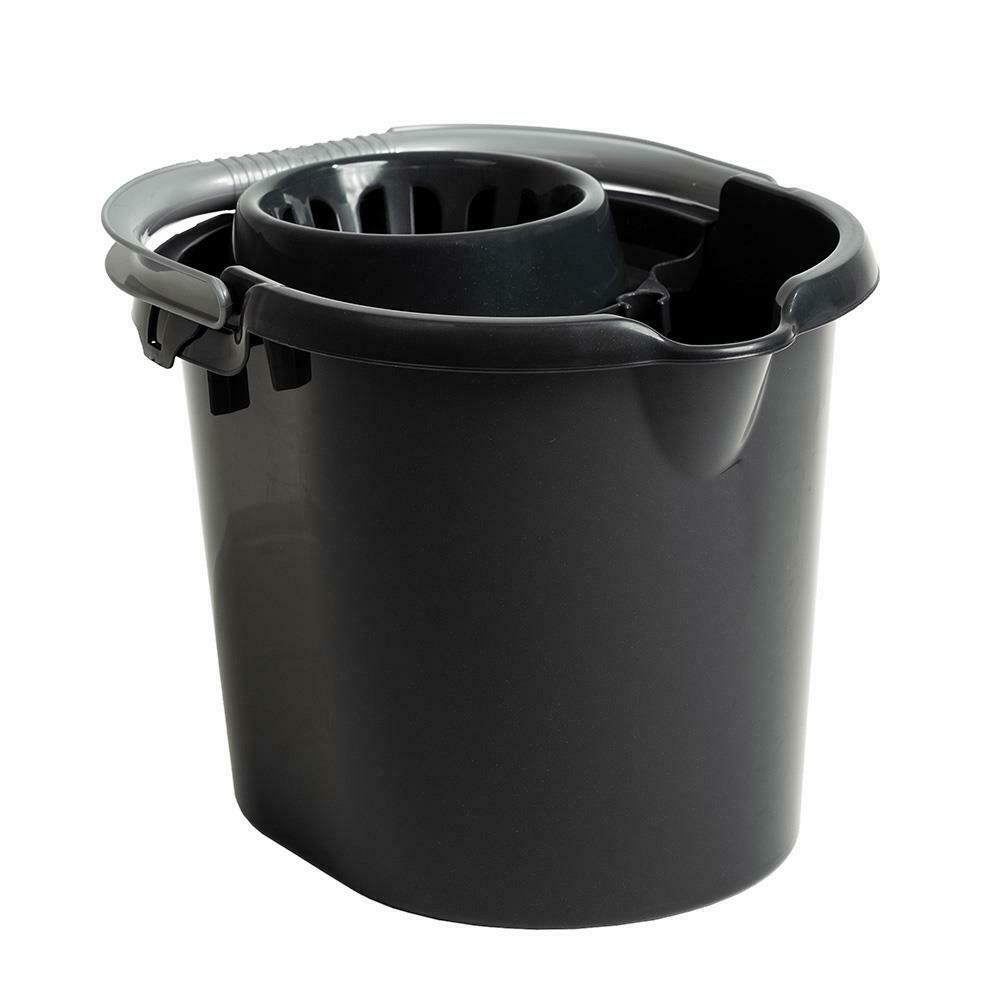 Wham Mop Bucket Removable Wringer Black 16 Litre