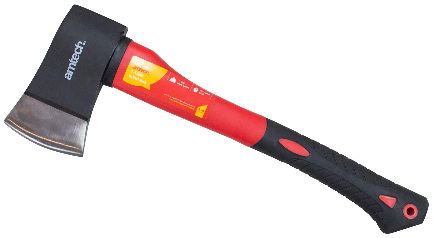 Amtech 24oz Hand Axe - Fibreglass Shaft