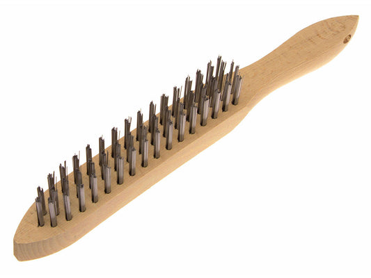 Faithfull Heavy Duty Scratch Brush 3-Row