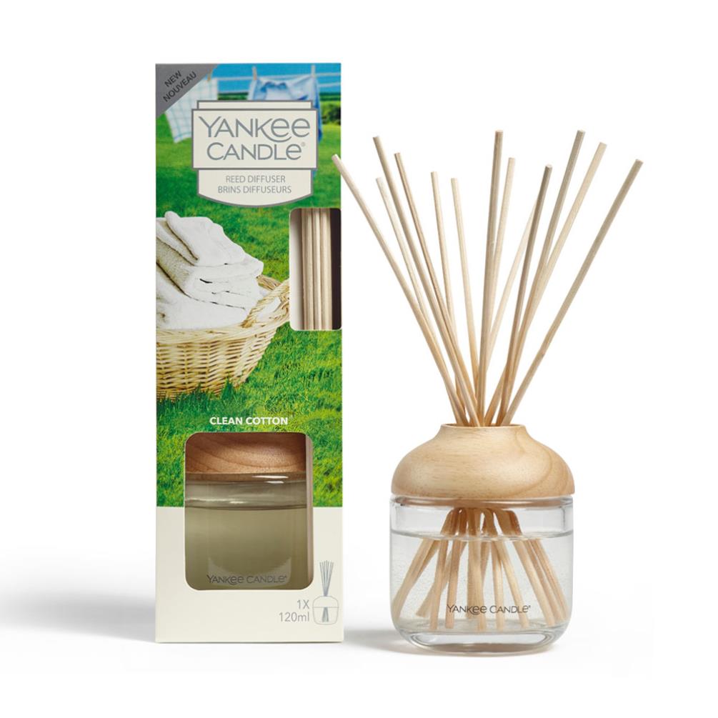Yankee Candles New Reed Diffuser Clean Cotton