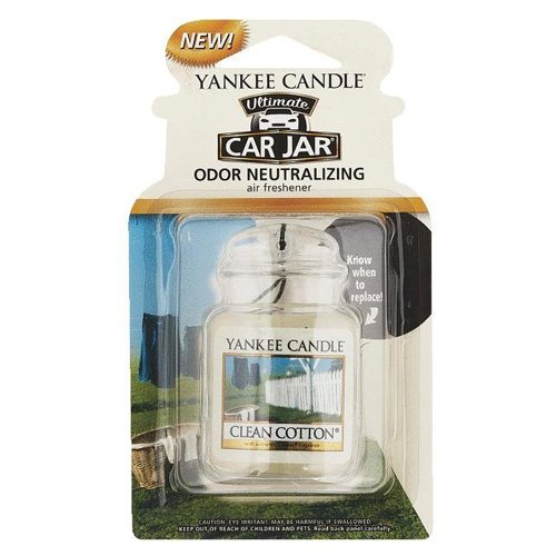 Yankee Candles Car Jar Ultimate - Clean Cotton
